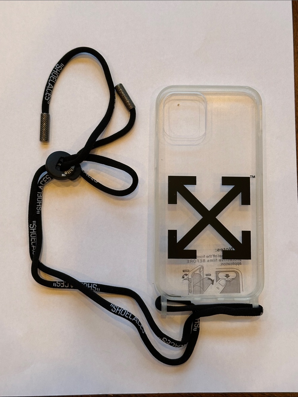 Off-White Shoelace iPhone Cover